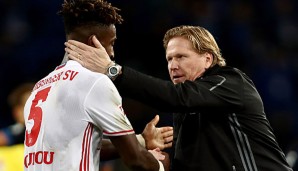 Johan Djourou und sein Trainer Markus Gisdol