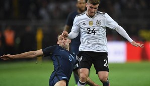 Timo Werner bei seinem Nationalmannschafts-Debüt