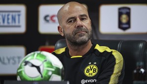 Peter Bosz bereitet sich derzeit mit dem BVB in Bad Ragaz auf die neue Saison vor