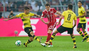 Zwei Gewinner der Vorbereitung: Bayerns Sebastian Rudy (M.) und Nuri Sahin vom BVB