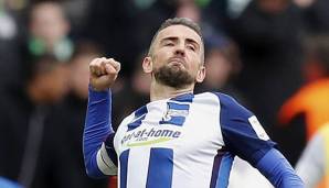 Vedad Ibisevic sah gegen den FSV Mainz 05 wegen Schiedsrichterbeleidigung die Rote Karte