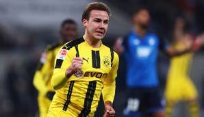 Platz 14: Mario Götze (Borussia Dortmund, FC Bayern München) - Bundesliga-Spiele: 169, Siege: 116, Siegquote: 68,6%