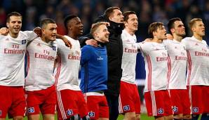 Der Hamburger SV arm in arm