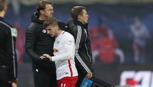 Ralph Hasenhüttl hofft gegen Borussia Dortmund auf den angeschlagenen Timo Werner zurückgreifen zu können