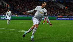 Henrik Mkhitaryan spielt bei Manchester United