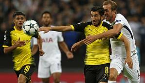 Nuri Sahin im Duell gegen Harry Kane