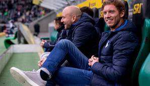 Julian Nagelsmann (r.) steht im Fokus des FC Bayern