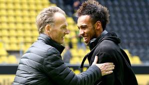 Watzke (re.) missfällt der Umgang mit Aubameyang