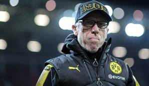 Peter Stöger holte bei seinem ersten Spiel mit dem BVB direkt einen Sieg beim FSV Mainz