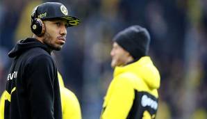 Bleibt er oder geht er? Pierre-Emerick Aubameyang ist nach Wechselgerüchten nicht mit dem BVB zum Auswärtsspiel nach Berlin gereist