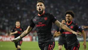 Olivier Giroud im Trikot des FC Arsenal