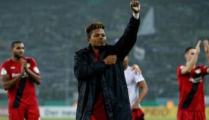 Leon Bailey spielt für Bayer 04 Leverkusen