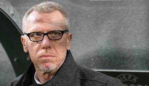 Peter Stöger an der Seitenlinie des BVB