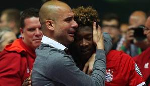 David Alaba und Pep Guardiola arbeiteten drei Jahre lang beim FC Bayern zusammen.