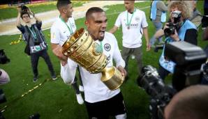 Kevin-Prince Boateng gewann mit Eintracht Frankfurt den DFB-Pokal gegen den FC Bayern München.