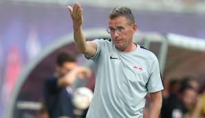 Ralf Rangnick ist offensichtlich unzufrieden mit der Einstellung einiger seiner Spieler.