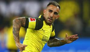 Paco Alcacer klagte im Anschluss an das Spiel gegen Frankfurt über Probleme im Oberschenkel.