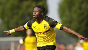 Youssoufa Moukoko erzielt für den BVB ein Tor nach dem anderen.