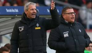 Max Eberl und Lucien Favre kennen sich aus gemeinsamen Zeiten bei Borussia Mönchengladbach.