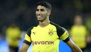 Achraf Hakimi spielt seit dieser Saison auf Leihbasis beim BVB.