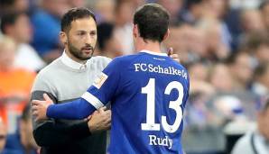 Domenico Tedesco (li.) und Sebastian Rudy (re.)