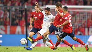 Das Hinspiel gewann der FC Bayern zuhause mit 3:1.