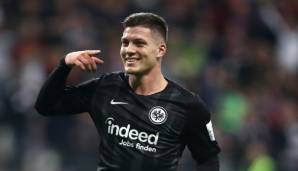 Luka Jovic könnte beim FC Barcelona Backup von Luis Suarez werden.