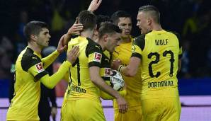 PLATZ 1: BORUSSIA DORTMUND - 17 Spieler von Erstliga-Konkurrenten im Kader (Ablöse: 264,4 Mio. Euro).