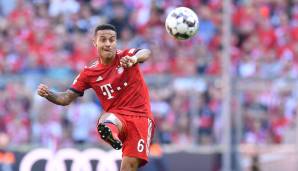 Thiago (42 Spiele, 3 Tore, 8 Vorlagen): Bayerns Hirn. Brachte 91,8 Prozent seiner Pässe an den Mitspieler, was zu erwarten war. Zeigte aber auch Kämpferqualitäten, was nicht unbedingt zu erwarten war. Thiago bietet das gewisse Etwas. Note: 1,5.