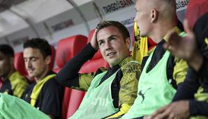 Mario Götze saß gegen Union Berlin auf der Bank.