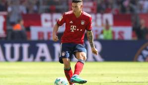 13. Platz: James Rodriguez - 14 Assists.