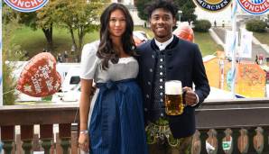 David Alaba und seine Frau Shalimar, die allmählich unübersehbar ein Kind erwartet.