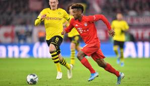 Platz 2: Kingsley Coman (FC Bayern) - Top-Speed: 35,66 km/h.