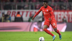 Platz 20: Alphonso Davies (FC Bayern) - Top-Speed: 34,76 km/h.