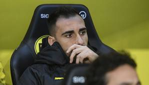 Paco Alcacer zählt beim BVB nur zu den Reservisten.