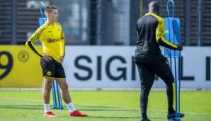 Tobias Raschl im Training zusammen mit Otto Addo.