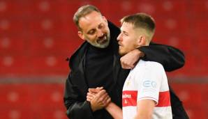 Der Coach und sein Abwehrchef: Waldemar Anton mit Pellegrino Matarazzo.