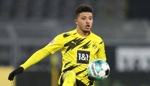 Jadon Sancho trifft heute mit dem BVB auf Leverkusen.