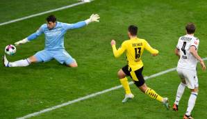 Stefan Ortega (l.) verlor mit Arminia Bielefeld 0:3 in Dortmund.