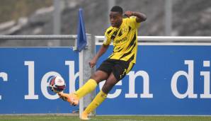 Jamie Bynoe-Gittens im Einsatz für die U19 des BVB.