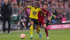 Jamie Bynoe-Gittens lief bei seinem ersten längeren Profieinsatz direkt mal Bundesliga-Größen wie Benjamin Pavard davon.