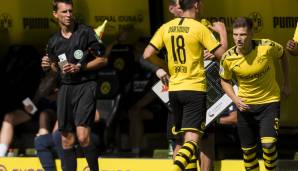 Am 27. Juni 2020 kam Tobias Raschl beim BVB zu seinem Bundesligadebüt.