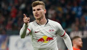 Timo Werner ist mit 90 Toren Rekordtorschütze von RB Leipzig.