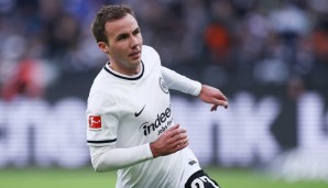 Mario Götze spielt mit Eintracht Frankfurt heute gegen Slavia Prag.