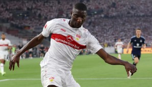 Serhou Guirassy erhöht für den VfB Stuttgart.