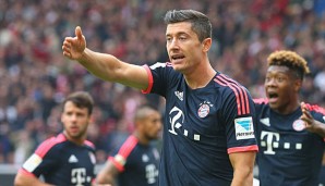 Robert Lewandowski schoss in dieser Champions League-Saison bereits acht Tore