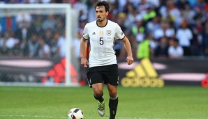 Mats Hummels ist in der deutschen Innenverteidigung neben Jerome Boateng gesetzt