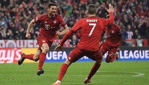 Xabi Alonso und Franck Ribery hatten nicht voll trainieren können