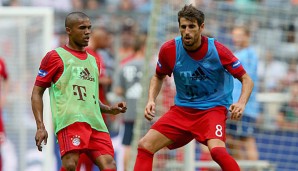 Douglas Costa und Javi Martinez trainierten am heutigen Montag wieder mit dem Team