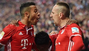 Franck Ribery und Thiago sind wieder zurück im Mannschaftstraining